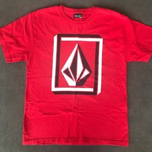 Youth Boys Volcom short sleeve shirt Size: Medium